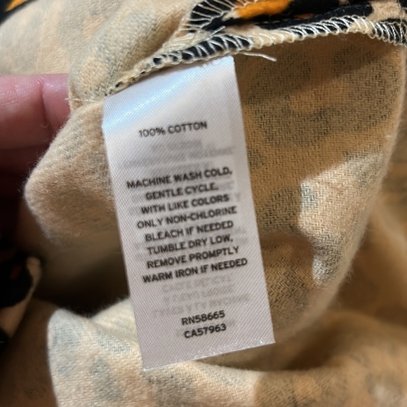 Nordstrom Leopard Print pajama dress. Small. NWOT - Picture 8 of 8